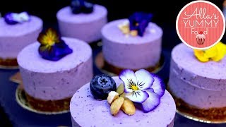 Blueberry Cheesecake Recipe Vegan  Gluten Free [upl. by Oliver]