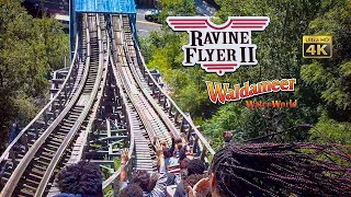 2022 Ravine Flyer II Roller Coaster On Ride 4K POV Waldameer Park [upl. by Ymled]