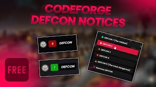 FREE DEFCON alerts to the entire city with UI configurable and 00 ms  FiveM Script ESXQB [upl. by Berners]