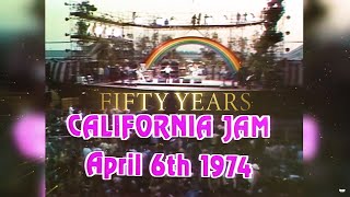 California Jam  FIFTY YEARS  Burn and Mistreated With Deep Purple April 6 1974 [upl. by Elo]