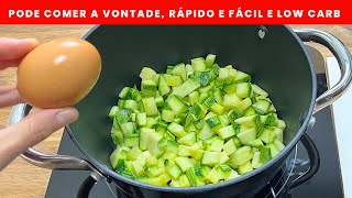 JANTAR INCRÍVEL  EMAGRECE BARATO SAUDÁVEL e RÁPIDO  FÁCIL e GOSTOSO  Low Carb [upl. by Cumine]