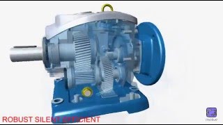 Helical Helical gear box Helical Gear reduction box made by ROTOMOTIVE [upl. by Nielsen]