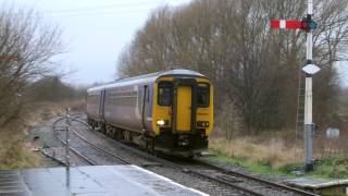 Half an Hour at 4  Helsby Station 2912014 Class 156 158 175 [upl. by Duwe]