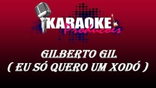 GILBERTO GIL  EU SÓ QUERO UM XODÓ  KARAOKE [upl. by Nyltiac]