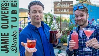 Batched Cocktail Recipes Negroni amp Cosmopolitan  Jamie Oliver amp Rich Hunt [upl. by Amej386]