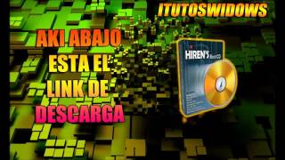 Descargar HIRENS BOOT CD Full Por MEGA FULL ¡¡¡2016 [upl. by Audre]