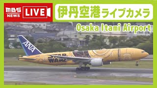 【LIVE】大阪・伊丹空港ライブカメラ OSAKA Itami Airport 滑走路や飛行機の様子は？【MBSニュース】 [upl. by Pinto797]