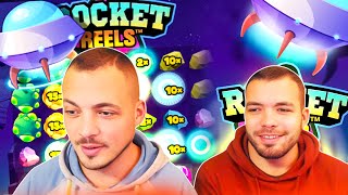 6000€ na Old School Hacksaw Gaming Igro  Rocket Reels [upl. by Fachanan]