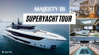 Majesty 111 A Superyacht Tour  Majesty Yachts by Gulf Craft [upl. by Atilrahc135]