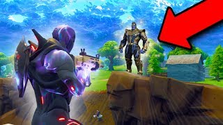 PLAY AS THANOS FROM AVENGERS INFINITY WAR  Fortnite Battle Royale [upl. by Darees]