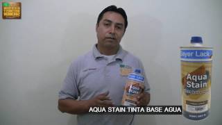 Tinta Base Agua quotAqua Stainquot Mca Sayer Lack [upl. by Laoj]