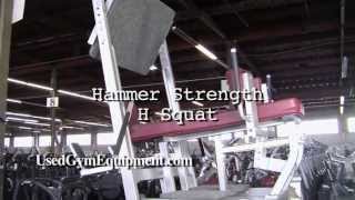 Buy Used Hammer Strength H Squat Plate Loaded For Sale The Beast [upl. by Kristine]