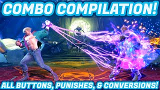 ALL EDS COMBOS YOU NEED TO KNOW  Street Fighter 6 quotEdquot Gameplay Breakdown Combo Compilation [upl. by Rratsal511]