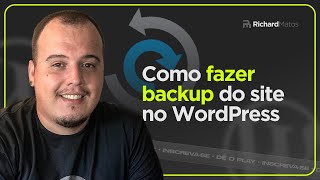 Como fazer BACKUP no WordPress  Plugin Free [upl. by Flyn]