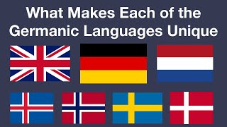 What Makes Each of the Germanic Languages Unique English German Dutch Swedish and more [upl. by Featherstone]