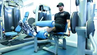 Seated Hamstring Curl with Plantar amp Dorsi Flexion [upl. by Kirad]