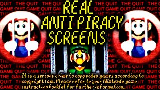 REAL NINTENDO ANTI PIRACY SCREENS AND MEASURES more  THEY LEAK YOUR PERSONAL INFORMATION [upl. by Tymes]