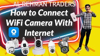 V380 wifi camera settings  How to connect wifi camera with network internet [upl. by Yacano]