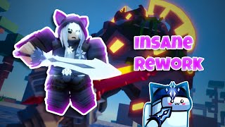 Freya kit got an insane rework Roblox Bedwars [upl. by Bickart]