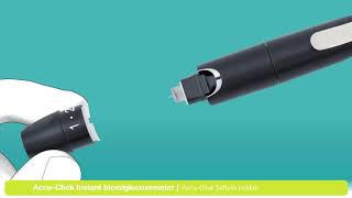 AccuChek® Instant prikpen en pennaalden  Instructievideo [upl. by Atinuahs]