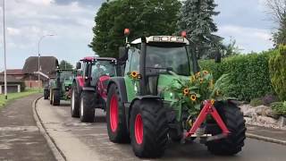 Schlussfeier BBZN Hohenrain Die Absolventen und Absolventinnen fahren ein [upl. by Xenia592]