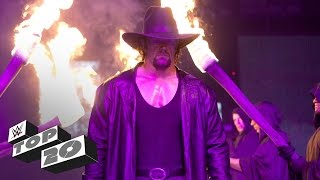 The Undertakers 20 greatest moments  WWE Top 10 Special Edition [upl. by Clere]