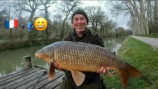 Canal Carping adventures 🎣🇫🇷 Early Spring Success [upl. by Irneh]