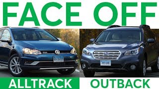 FaceOff Subaru Outback vs Volkswagen Alltrack  Consumer Reports [upl. by Francie]