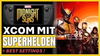 MARVELS MIDNIGHT SUNS  Gameplay  Steam Deck OLED  BEST SETTINGS [upl. by Nairda]