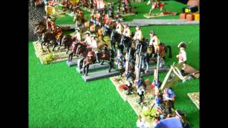 wargaming Minden 1 August 1759 using quotAbout Bonaparte fast play wargame rule [upl. by Kcirdle]