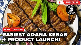 How To Make Easiest Adana Kebab NEW PRODUCT  DISCOUNT CODE  Ep 572 [upl. by Ridley]