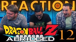 TFS DragonBall Z Abridged REACTION Episode 12 [upl. by Adnileb]