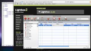 Lightbox 2 tutorial  Javascript  XHTML [upl. by Gauntlett]