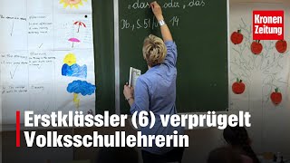 Erstklässler 6 verprügelt Volksschullehrerin  kronetv NEWS [upl. by Alboran]