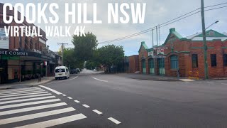 Cooks Hill NSW 🇦🇺  POV Virtual Walk  Travel Australia 4K [upl. by Thun]