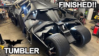 Batman Tumbler Tribute PART 4 ALL FINISHED Final Assembly [upl. by Vaughan806]