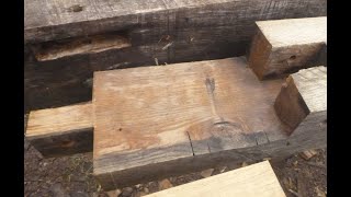 Marking out an edge halved bridled scarf joint [upl. by Ignacius]