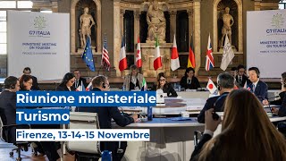 Video di sintesi della Riunione ministeriale G7 Turismo [upl. by Skipp]