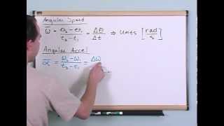 Angular Speed and Angular Acceleration  Physics Tutorial [upl. by Hpseoj]