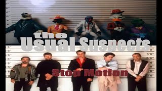 The Usual Suspects Police Lineup Scene Stop Motion Reenactment [upl. by Belter]