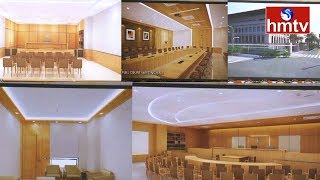 AP High Court New Building Exclusive Visuals  hmtv [upl. by Reynold]