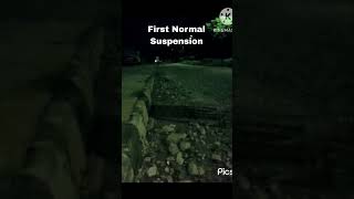 Testing suspension between normal and lockout suspension cycle rider [upl. by Daegal]