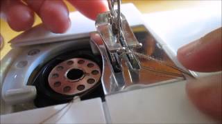 How to use mini sewing machine SM202A [upl. by Nivram]