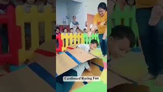 Gross Motor Skill Development Activity  Cardboard Race [upl. by Primaveras]