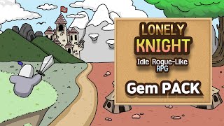 Lonely Knight  Idle Roguelike RPG  Gameplay PC  Free To Play Steam [upl. by Euqinu]