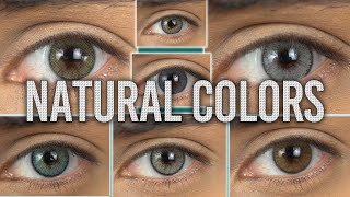 All Solotica Natural Colors  Colored Contact Lenses [upl. by Aicirtal]