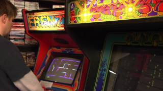 Classic Game Room  FRENZY arcade game review [upl. by Enahs698]