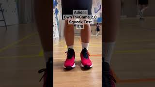 Adidas OwnTheGame 20 Squeak Test 55  Has a very loud squeak coming from its Adiwear outsole [upl. by Imak834]