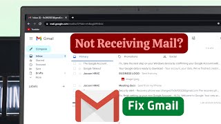 How To Fix Gmail Not Receiving Emails  2024  Cant Recive Emails on Gmail [upl. by Ahsened]