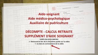 Supplément daide soignant  FONCTIONNAIRE HOSPITALIER  CNRACL  RETRAITE [upl. by Salbu248]